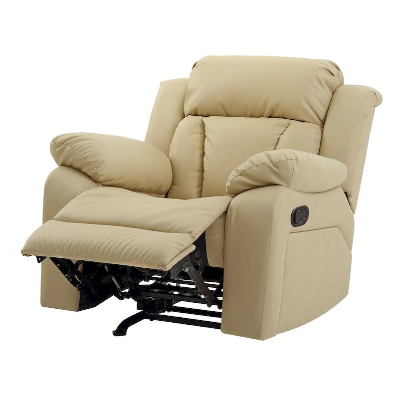 Daria Faux Leather Upholstery Reclining Chair - 38L x 37W x 41H