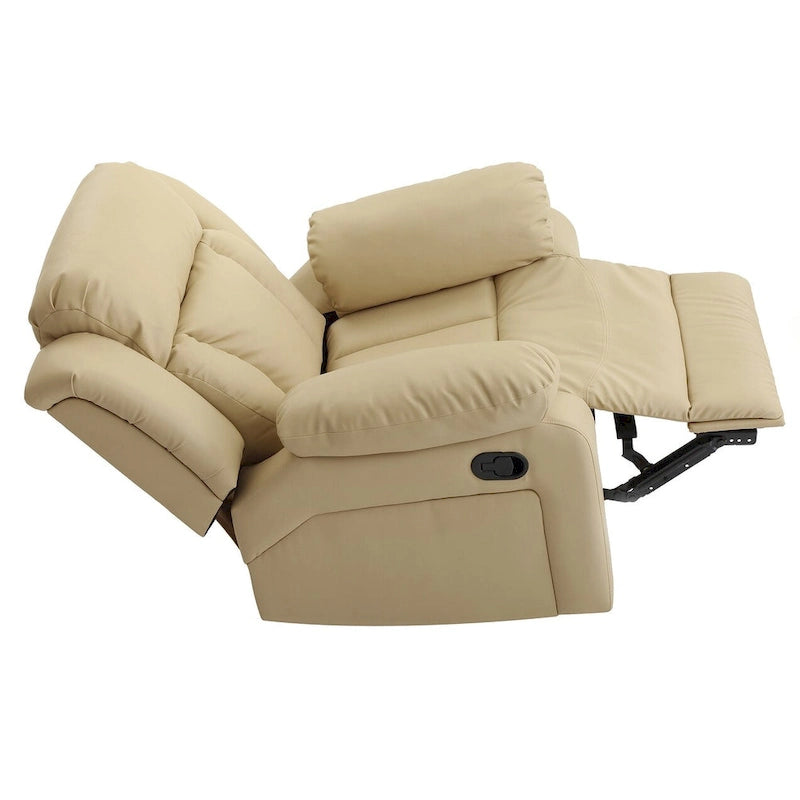 Daria Faux Leather Upholstery Reclining Chair - 38L x 37W x 41H