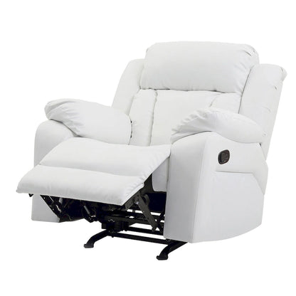Daria Faux Leather Upholstery Reclining Chair - 38L x 37W x 41H