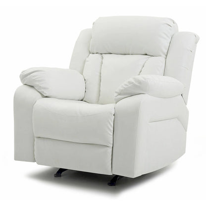 Daria Faux Leather Upholstery Reclining Chair - 38L x 37W x 41H