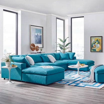 Copper Grove Hrazdan Down-filled 6-piece Sectional Sofa Set