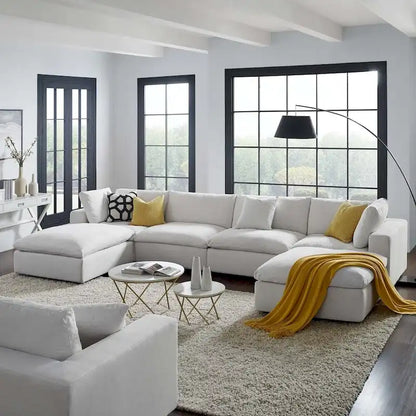 Copper Grove Hrazdan Down-filled 6-piece Sectional Sofa Set