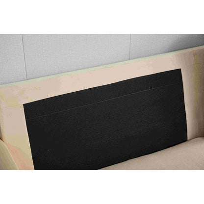 Velvet Square Arm Sofa