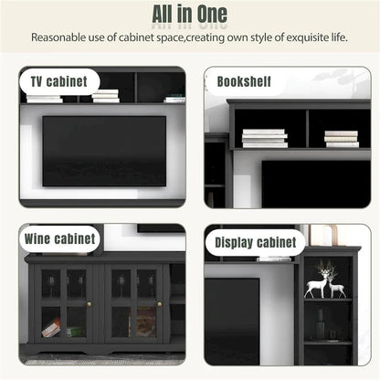 Modern Minimalism Style Entertainment Wall and TV Stand