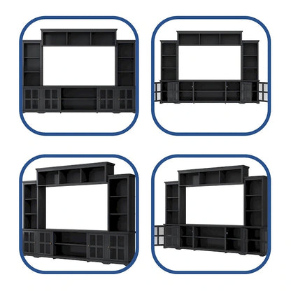 Modern Minimalism Style Entertainment Wall and TV Stand