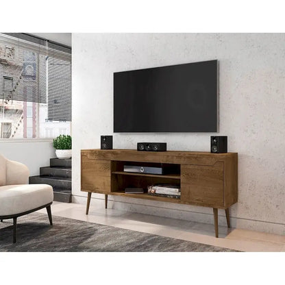 Manhattan Comfort Bradley 63 In. Storage Media Cabinet Console