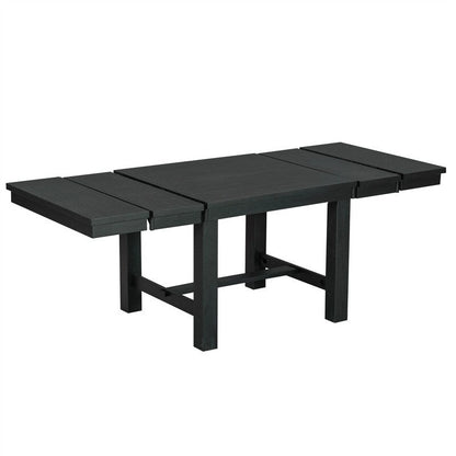 6-Piece Dining Kitchen Table Set, Extendable Wood Dining Table, 4 Upholstered Dining Chairs and Bench, Two 11 Removable Leaf
