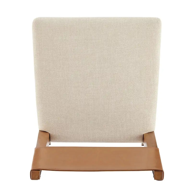 Kylo Faux Leather/ Linen Dining Side Chair, (Set of 2)