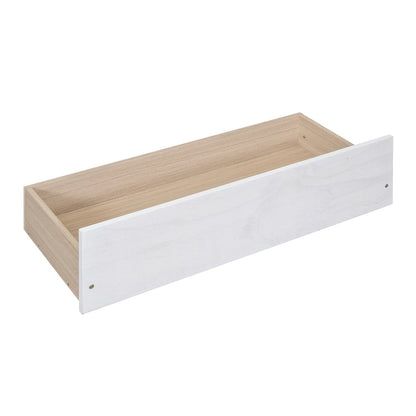 Full Size Wood Canopy Bed with two Drawers