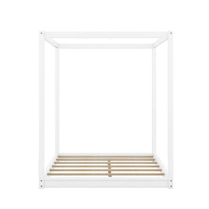 Canopy Platform Bed with Support Legs