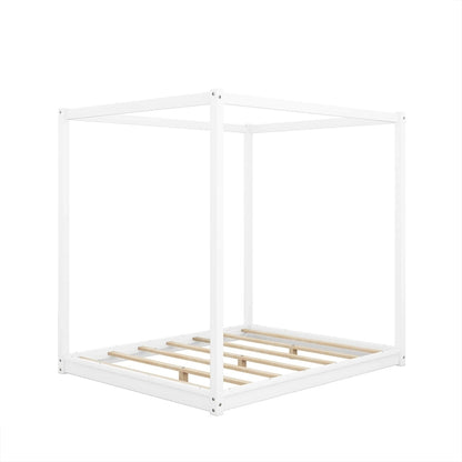 Canopy Platform Bed with Support Legs