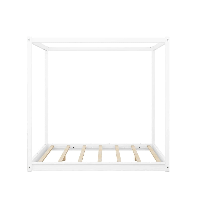 Canopy Platform Bed with Support Legs