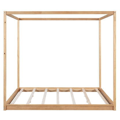 Canopy Platform Bed with Support Legs