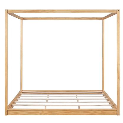 Canopy Platform Bed with Support Legs