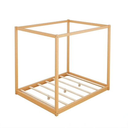 Canopy Platform Bed with Support Legs