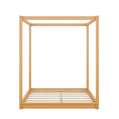 Canopy Platform Bed with Support Legs