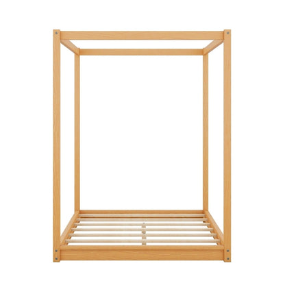 Canopy Platform Bed with Support Legs