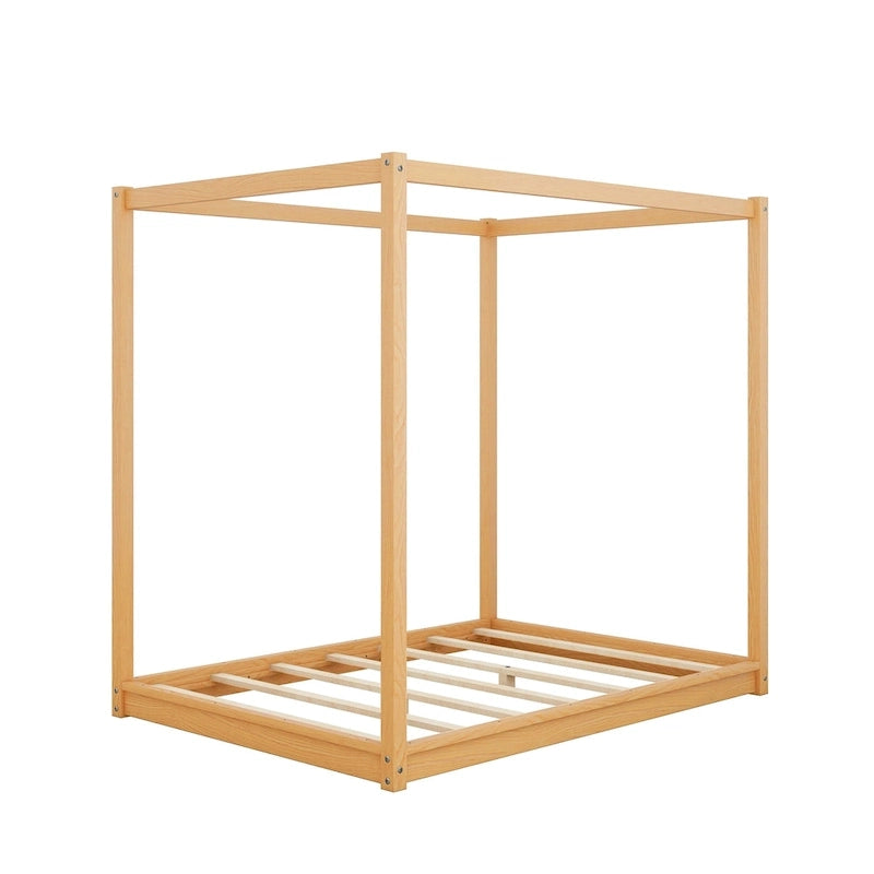 Canopy Platform Bed with Support Legs