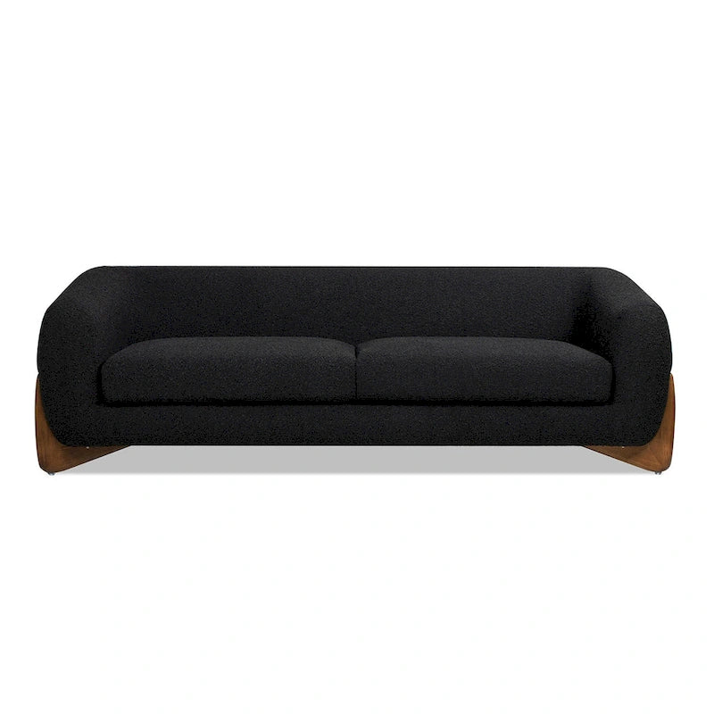 Alpine 90.5 Sherpa Upholstered Sofa
