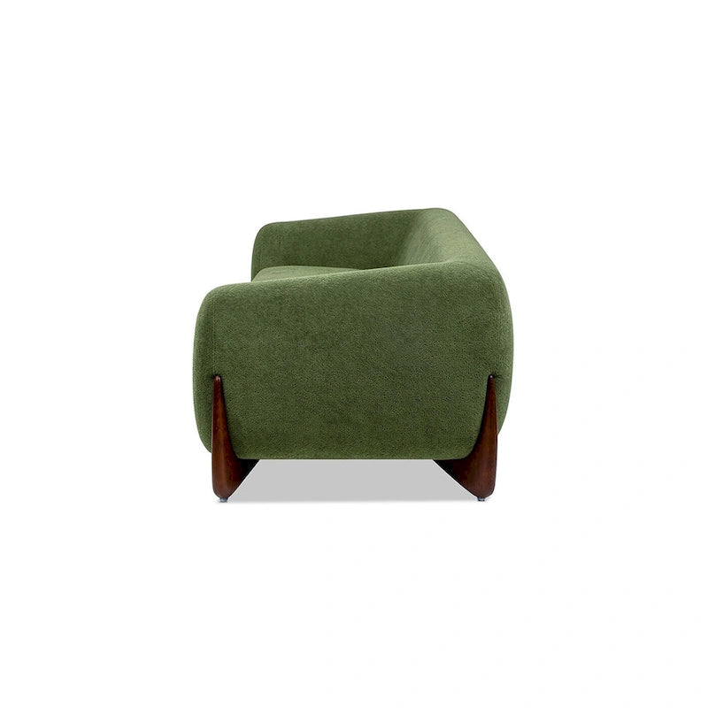 Alpine 90.5 Sherpa Upholstered Sofa