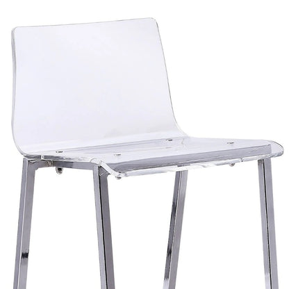 Sasha Modern Clear Transparent Stool
