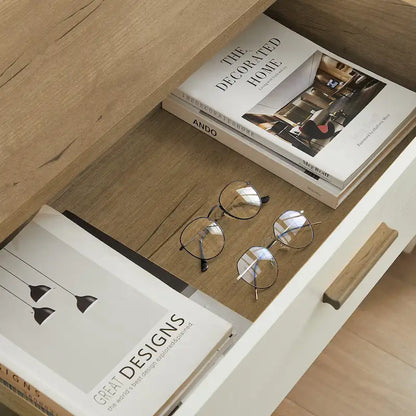 Modern Farmhouse Storage Cabinet with Drawers for Living Room,Dining Room