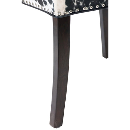 Sole Designs Rexford Wingback Leather Upholstered Nailhead Dining Chairs Set Of 2 - n/a