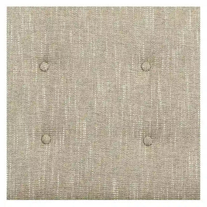 Casual Beige Upholstered Living Room Bench