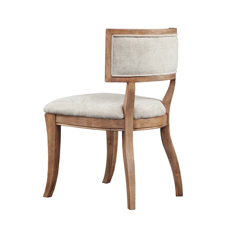 Madison Park Signature Marie Beige/ Light Natural Dining Chair Set of 2