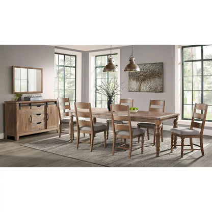 Highland Side Chair, Ladder Back w/Cushion Seat (Set of 2)
