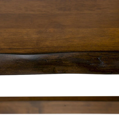 Mav Transitional Walnut 24-inch Solid Wood Side Table by Furniture of America