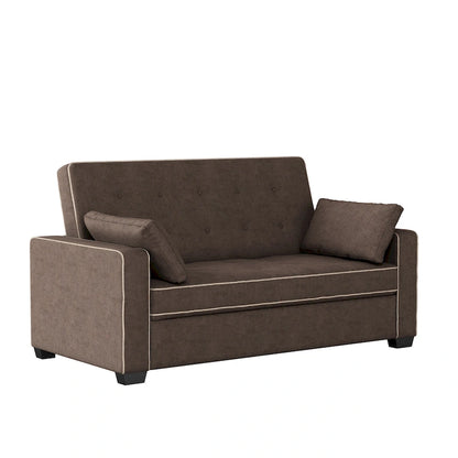 Serta Morrison Queen Convertible Loveseat