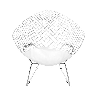 Bertoia (reproduction) Diamond Chair in Black - 33 H (SH 17.5) x 33 W x 26 D