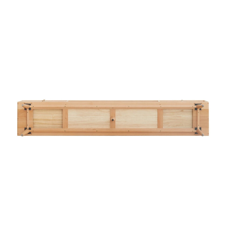TV Stand With Glass Doors and 3 Drawers