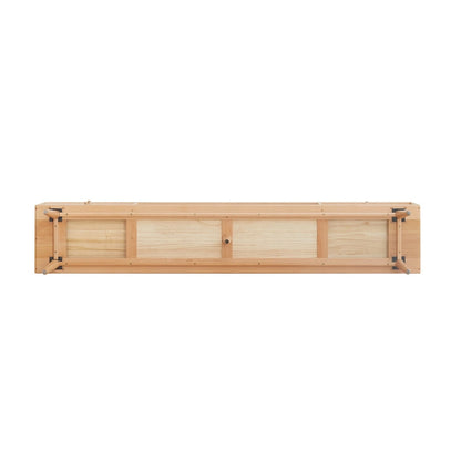 TV Stand With Glass Doors and 3 Drawers