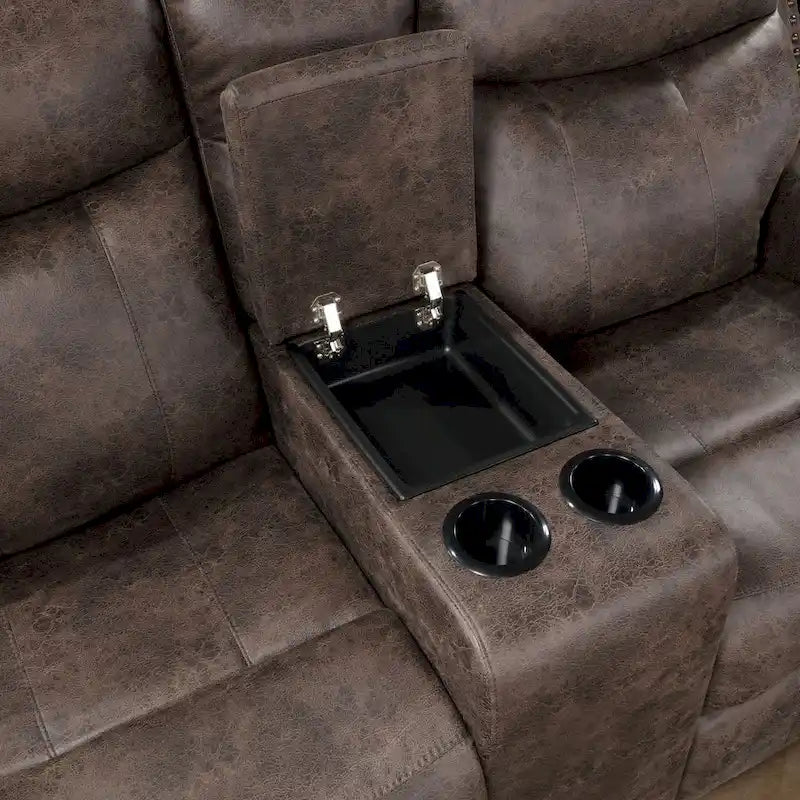 New Classic Furniture Murphy Mocha 2-Piece Motion Living Room Set