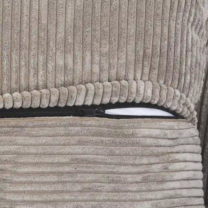 102 Oversized Corduroy Modular Sofa Reversible Couch with Ottoman