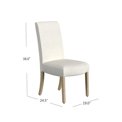 HomePop Scalloped Detail Dining Chair - Set of 2