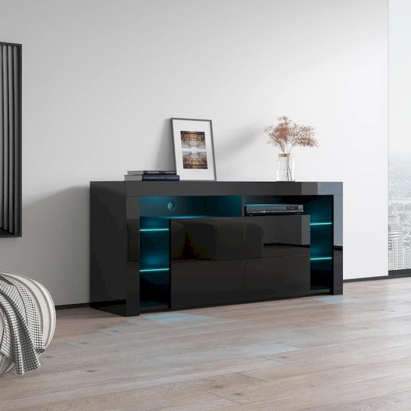 Meble Furniture Minelli Modern 61-inch Glossy TV Stand