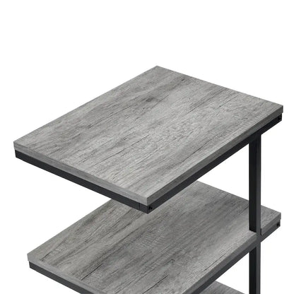 Jolle Contemporary 19-inch Wood 2-Shelf Side Table by Furniture of America