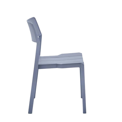 Porthos Home Brock Stackable Dining Chairs Set of 4, Overall Plastic