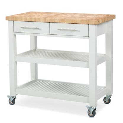 Chris & Chris Pro Chef Work Station Natural All Wood