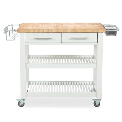 Chris & Chris Pro Chef Work Station Natural All Wood