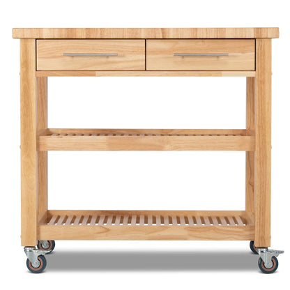 Chris & Chris Pro Chef Work Station Natural All Wood