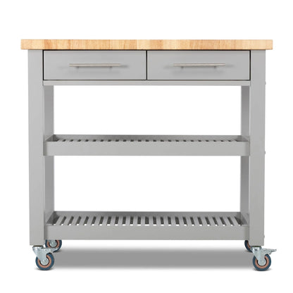 Chris & Chris Pro Chef Work Station Natural All Wood