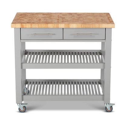 Chris & Chris Pro Chef Work Station Natural All Wood