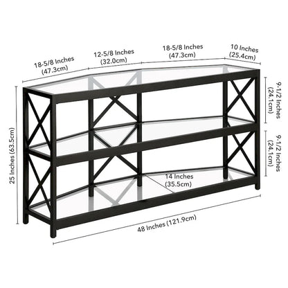 Celine Hexagonal TV Stand