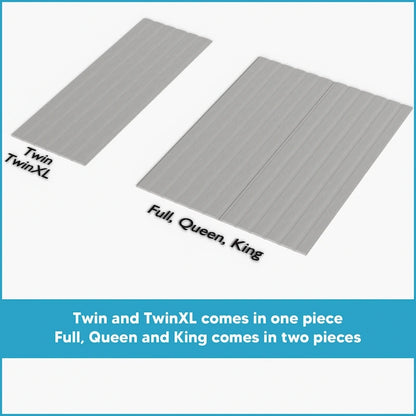 0.75 Vertical Heavy Duty Mattress Support Wooden Slats with Cover.