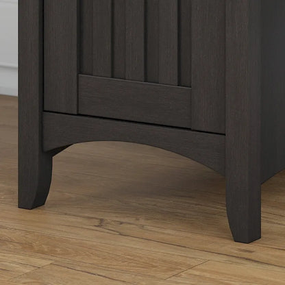 Salinas 60W L Shaped Desk with Hutch and Cabinet by Bush Furniture