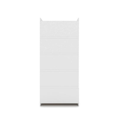 Mulberry 2 Sectional Modern Wardrobe Closet with 4 Drawers